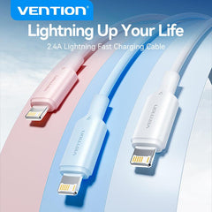 Vention USB-A 2.0 to Lightning 2.4A Cable 1m - LAMWF