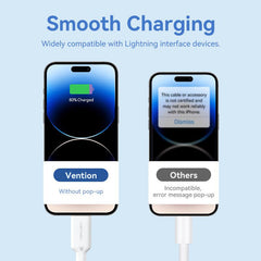Vention USB-A 2.0 to Lightning 2.4A Cable 2m - LAMWH