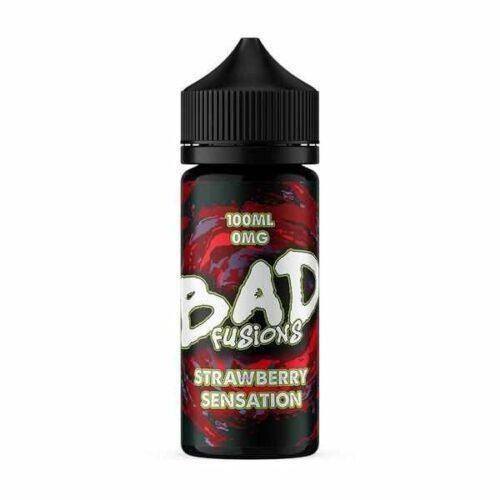 BAD JUICE STRAWBERRY SENSATION 0MG 100ML SHORT FILL - Click & Vape