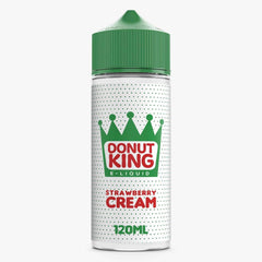Donut King E Liquid - Strawberry Cream - 100ml - Click & Vape