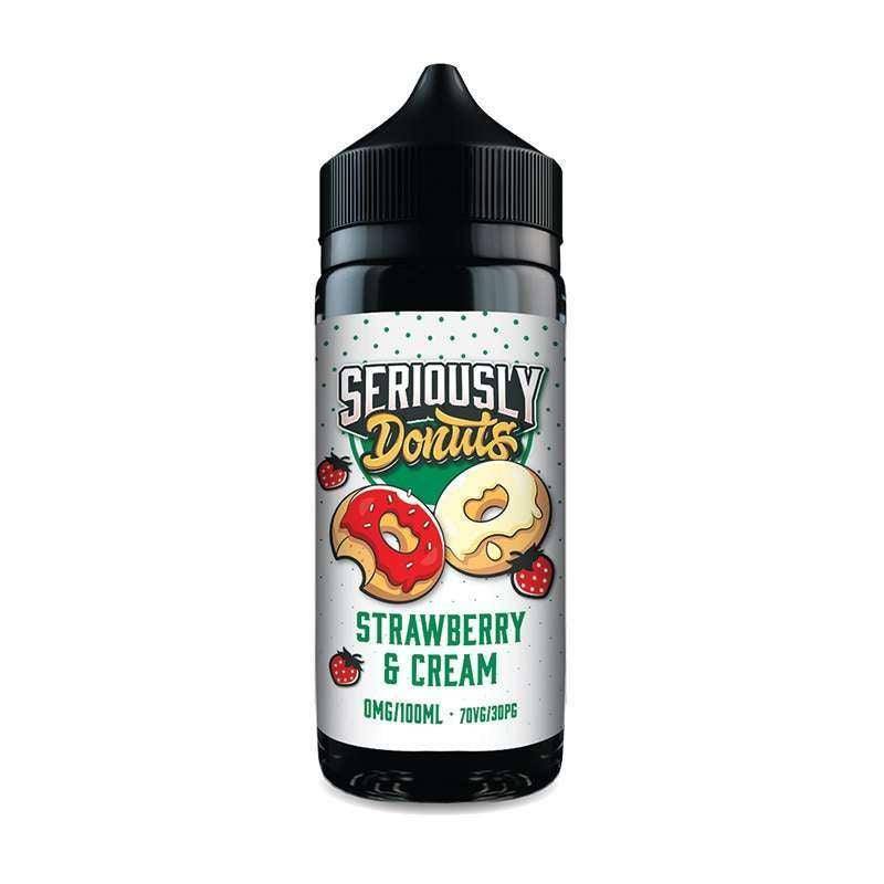 Doozy Seriously Donut E Liquid - Strawberry & Cream - 100ml - Click & Vape