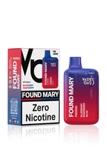 FOUND MARY FM3500 0MG BLUEBERRY RESPBERRY Disposable Vape - Click & Vape