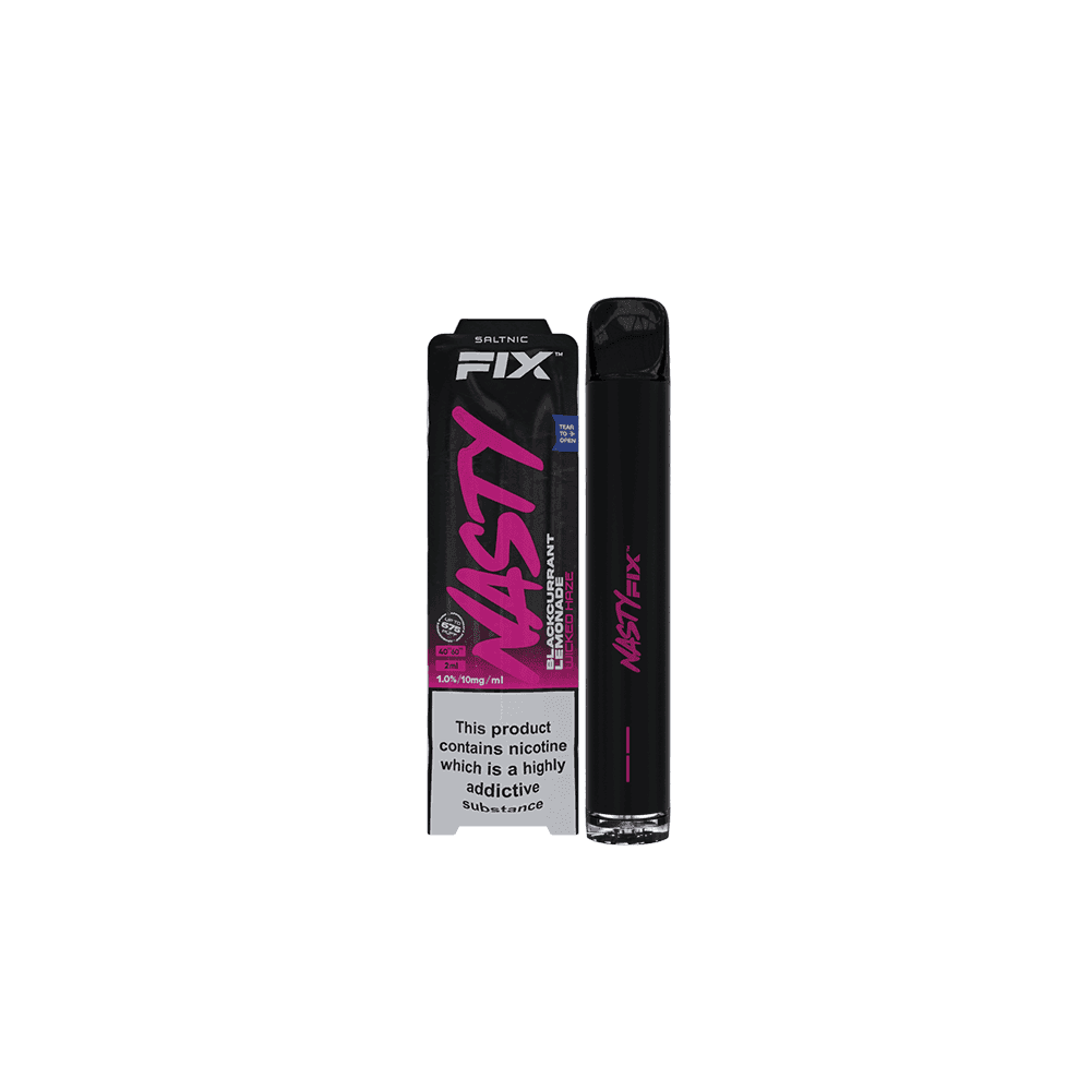 NASTY FIX WICKED HAZE 10/20MG Disposable Vape - Click & Vape