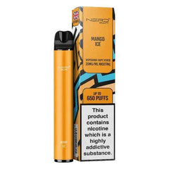 NERD BAR 650 PUFF MANGO ICE Disposable Vape - Click & Vape