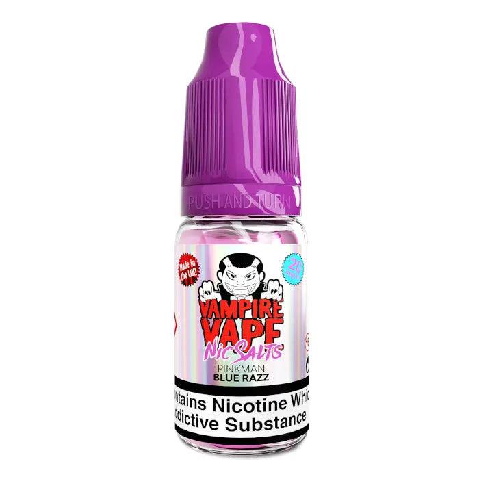 Pinkman Blue Razz Nic Salt E-Liquid by Vampire Vape 10ml - Click & Vape