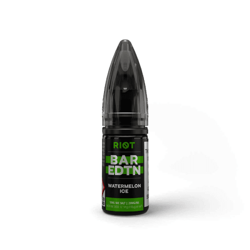 Watermelon Ice Nic Salt E-Liquid by Riot Squad Bar Edition 10ml - Click & Vape