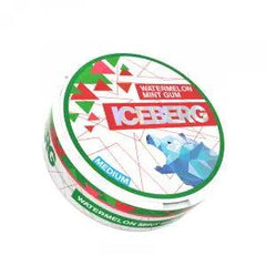 Watermelon Mint Gum Nicotine Pouches Light by Ice Berg 20mg/g - Click & Vape