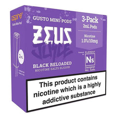Zeus Juice NS20 & NS10 - Black Reloaded - Click & Vape