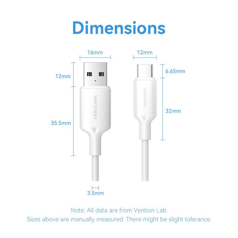 Vention USB-A 2.0 to USB-C 1m - CTQWF