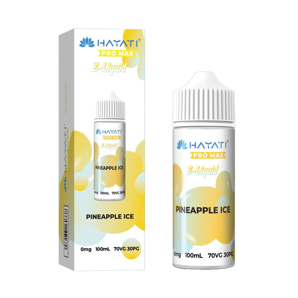 Hayati Pro Max Eliquid Pineapple Ice - 100ml