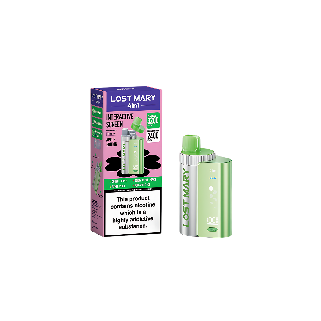Lost Mary 4 in 1 2400-3200 Puffs Apple Edition