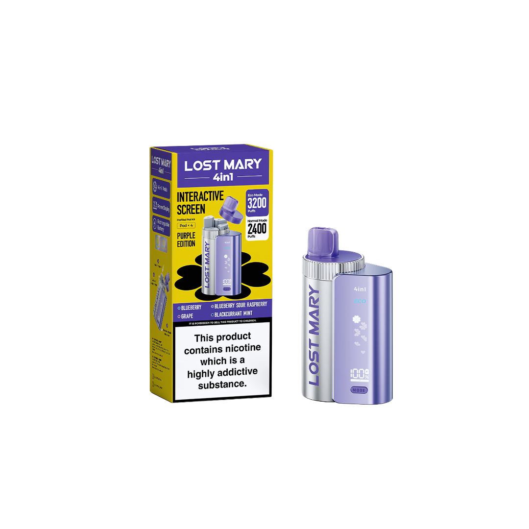 Lost Mary 4 in 1 2400-3200 Puffs Apple Edition
