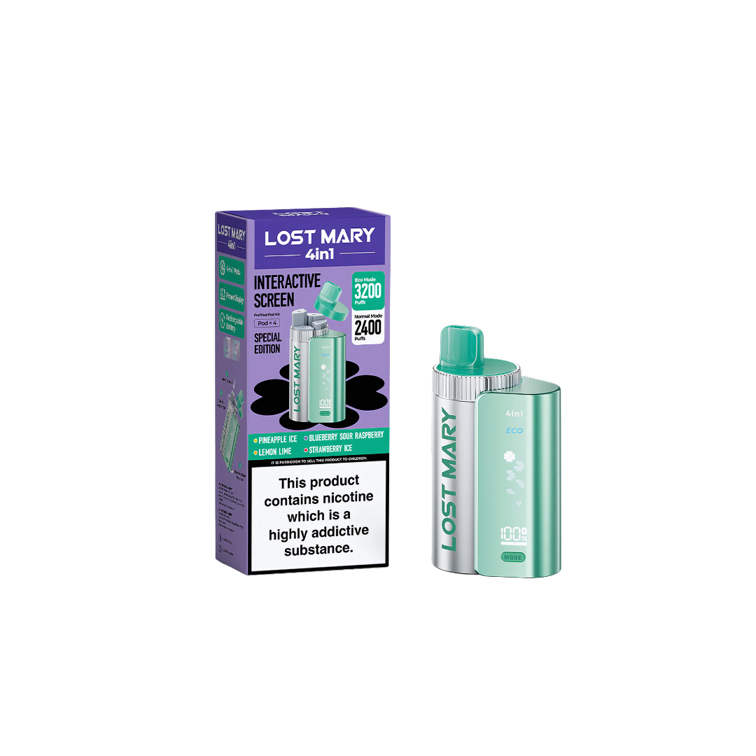 Lost Mary 4 in 1 2400-3200 Puffs Apple Edition