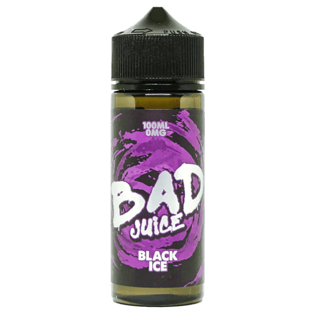 BAD JUICE BLACK ICE 0MG 100ML SHORT FILL - Click & Vape