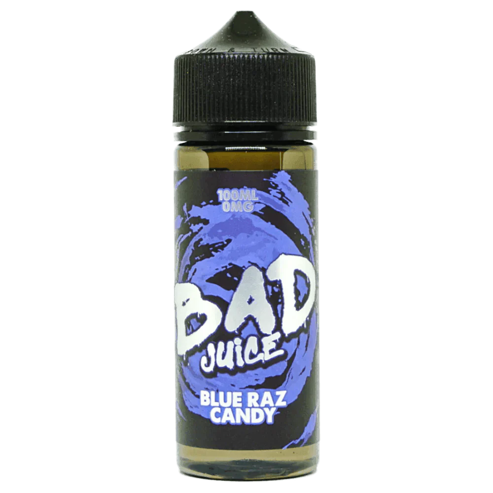 BAD JUICE BLUE RAZ CANDY 0MG 100ML SHORT FILL - Click & Vape