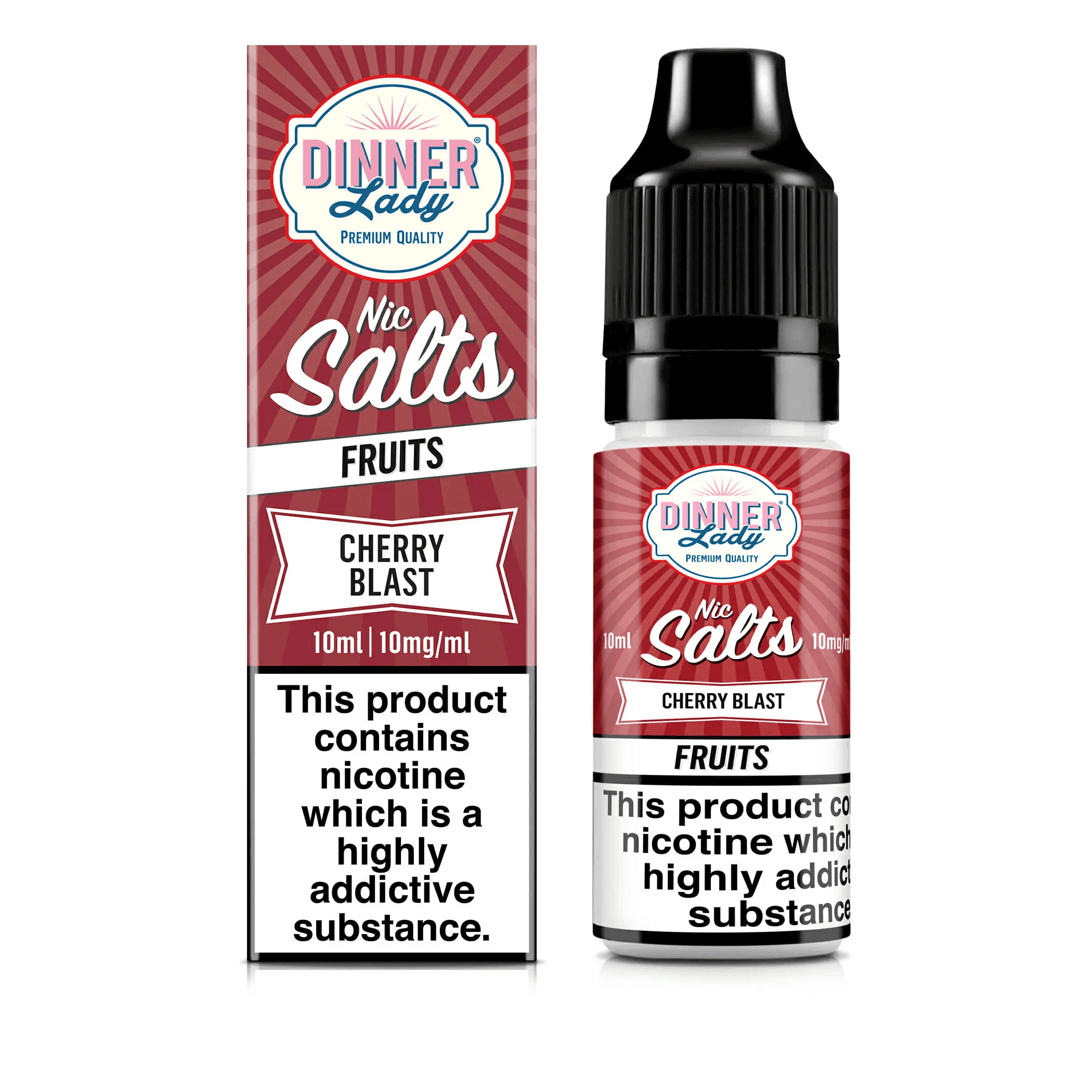 Dinner Lady Nic Salts Cherry Blast - Click & Vape