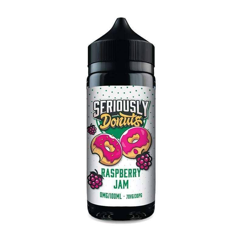 Doozy Seriously Donut E Liquid - Raspberry Jam - 100ml - Click & Vape