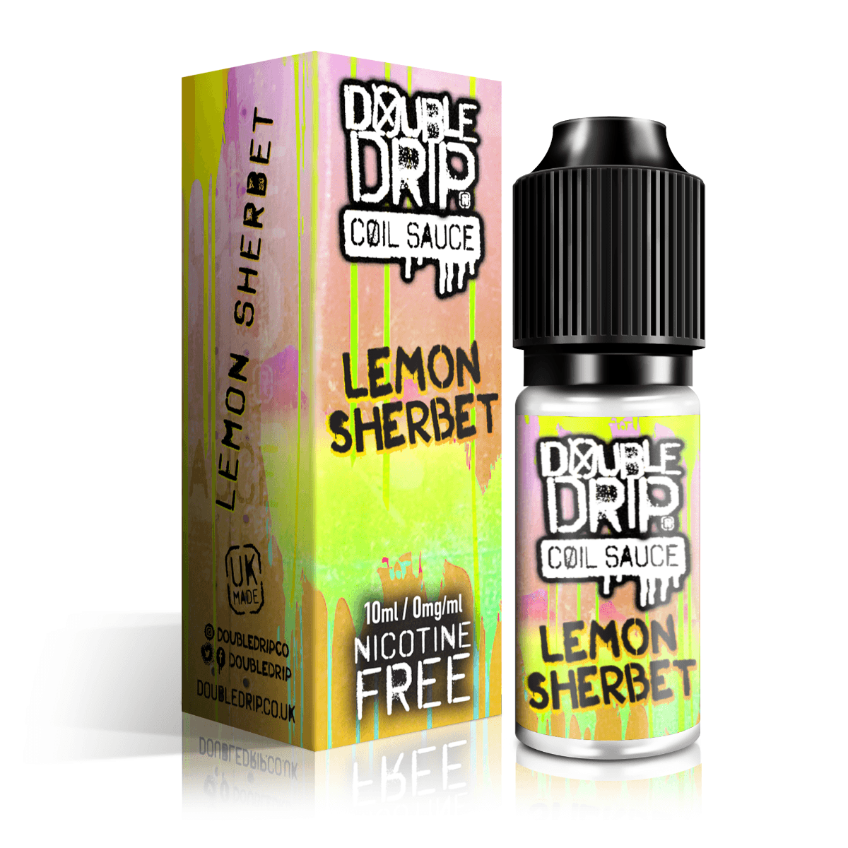 Double Drip E Liquid - Lemon Sherbet - 10ml - Click & Vape