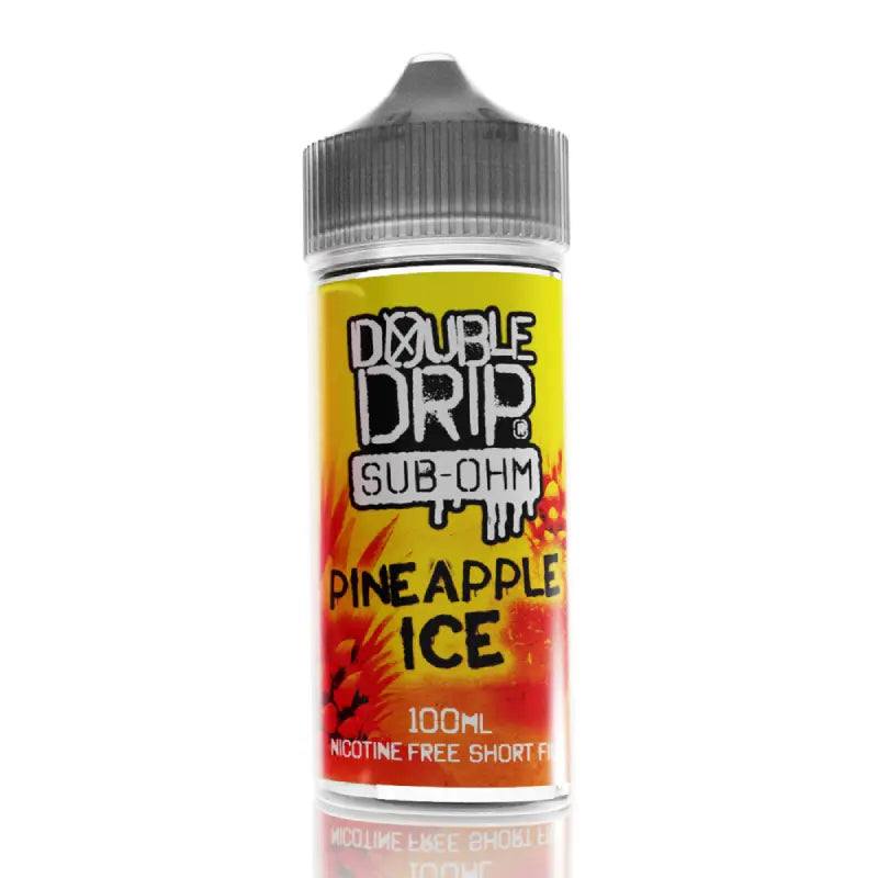 Double Drip E liquid - Pineapple Ice - 100ml - Click & Vape