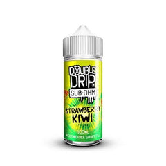 Double Drip E liquid - Strawberry Kiwi - 100ml - Click & Vape