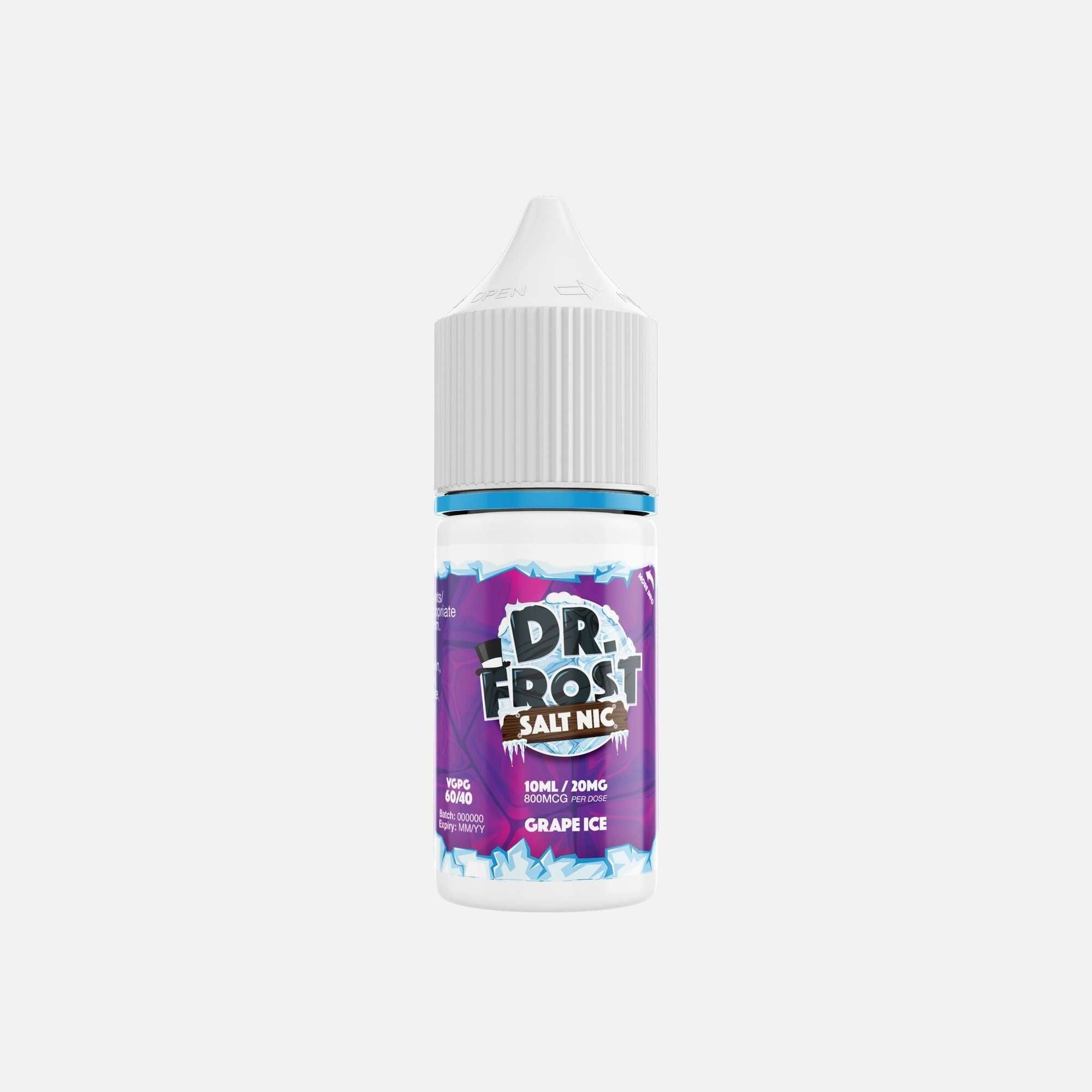 Grape Ice Nic Salt E-Liquid by Dr Frost 10ml - Click & Vape