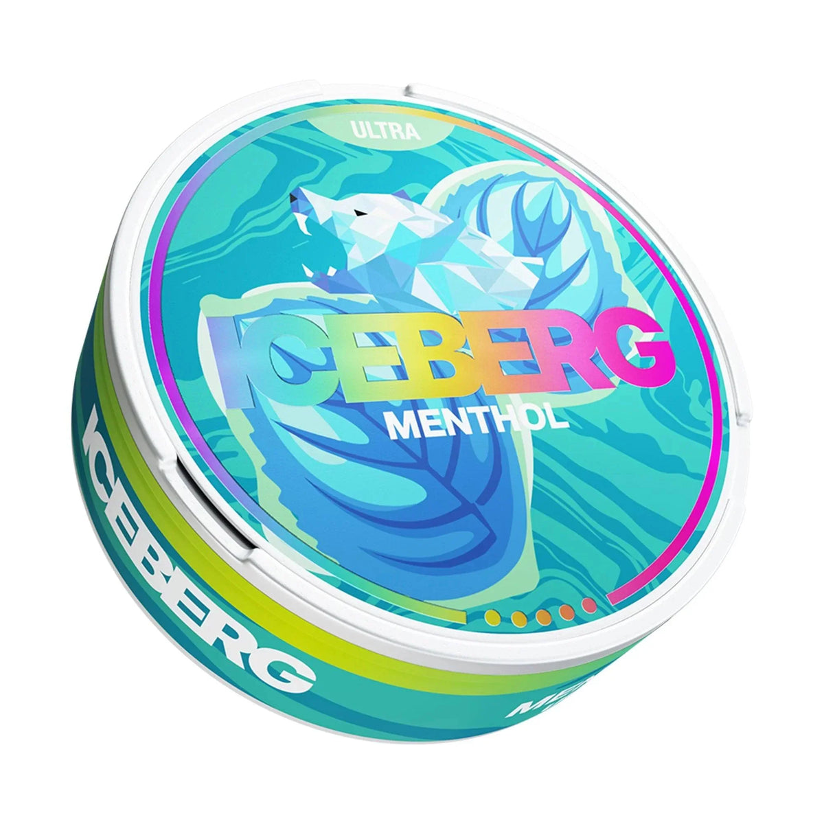 Menthol Medium Nicotine Pouches by Ice Berg 75mg/g - Click & Vape