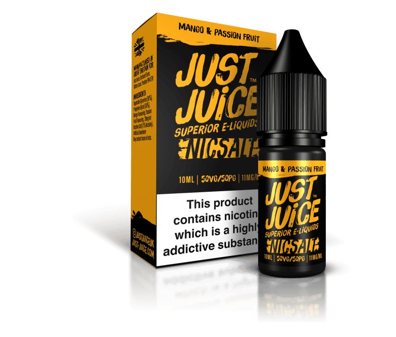 Just Juice Nic Salt - Mango & Passion Fruit -10ml - Click & Vape