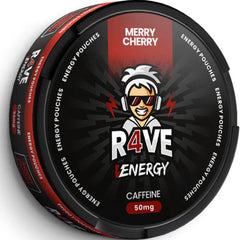 Merry Cherry Caffeine Nicotine Pouches by R4VE 50mg - Click & Vape
