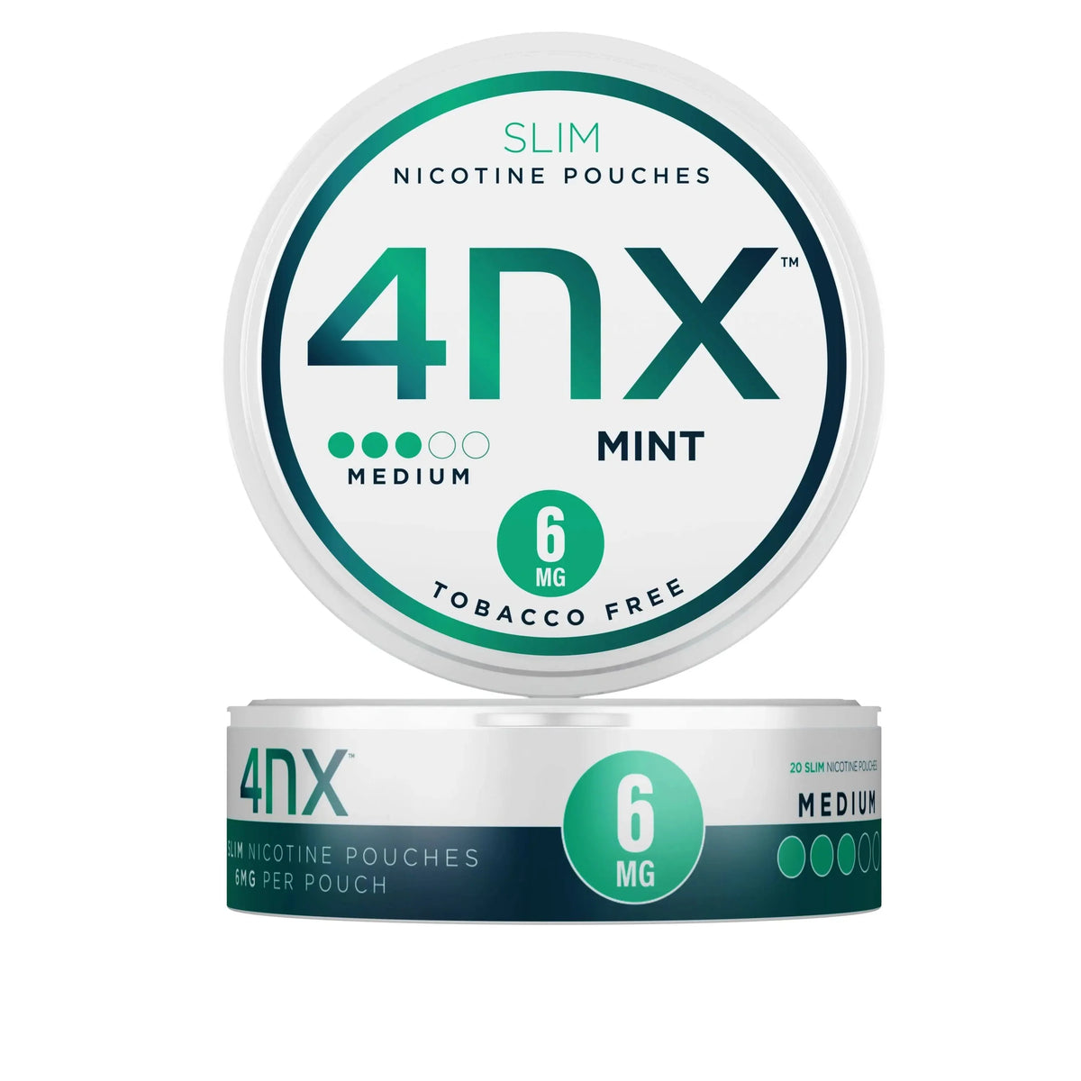 Mint Nicotine Pouches by 4NX 6mg - Click & Vape
