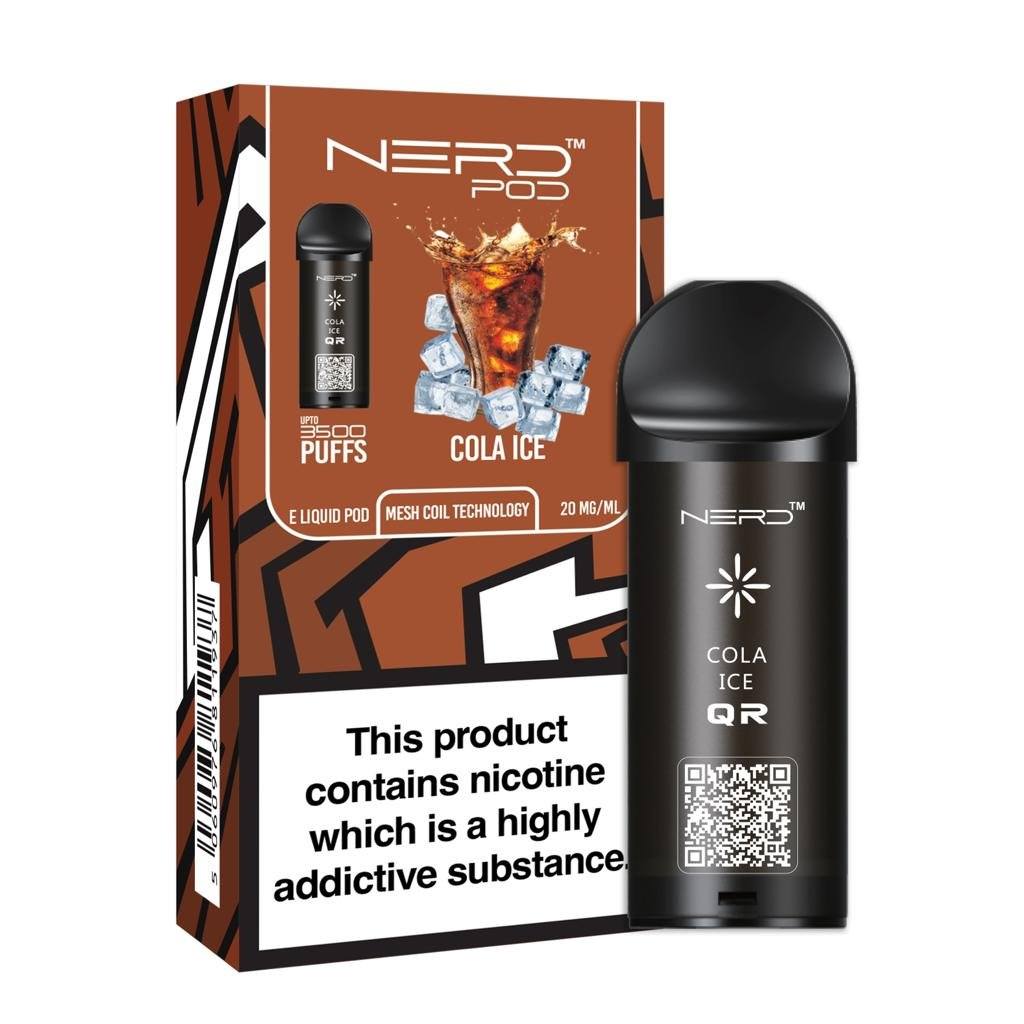 Nerd Pod Prefilled Pod Zero Nicotine (3500 Puffs) - Click & Vape