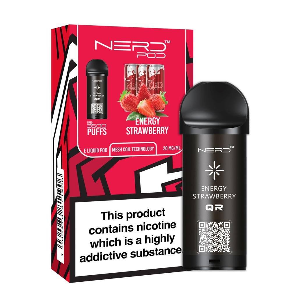 Nerd Pod Prefilled Pod Zero Nicotine (3500 Puffs) - Click & Vape