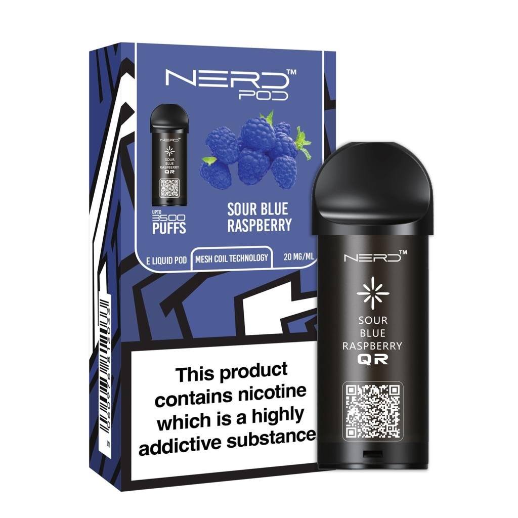 Nerd Pod Prefilled Pod Zero Nicotine (3500 Puffs) - Click & Vape
