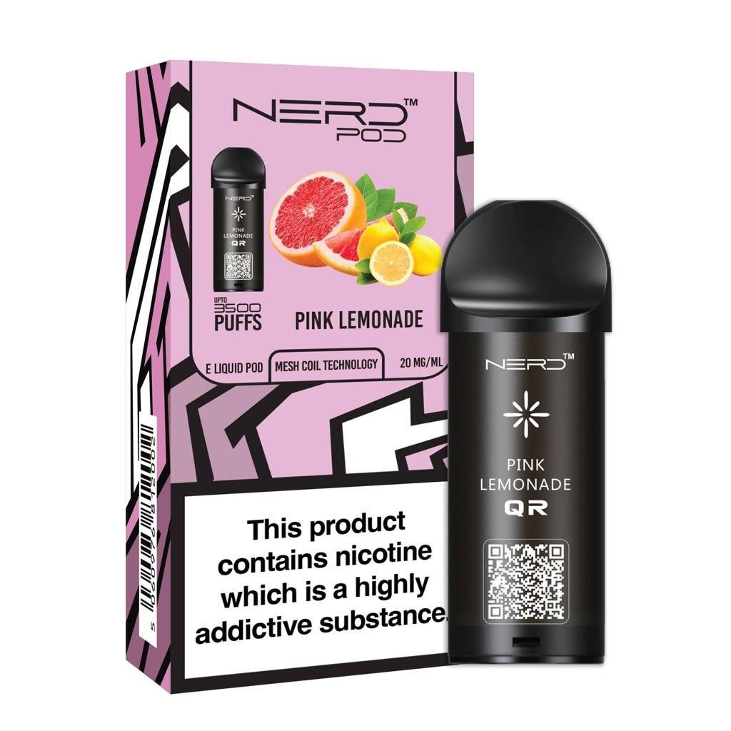 Nerd Pod Prefilled Pod Zero Nicotine (3500 Puffs) - Click & Vape