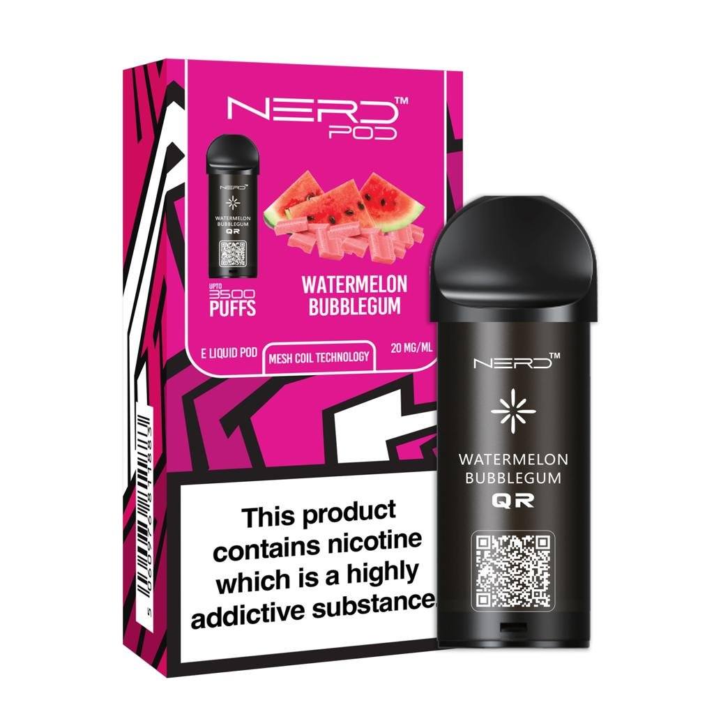 Nerd Pod Prefilled Pod Zero Nicotine (3500 Puffs) - Click & Vape