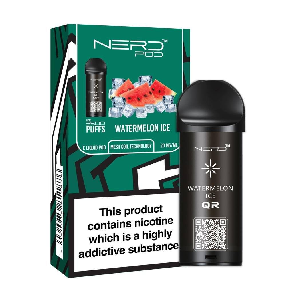 Nerd Pod Prefilled Pod Zero Nicotine (3500 Puffs) - Click & Vape