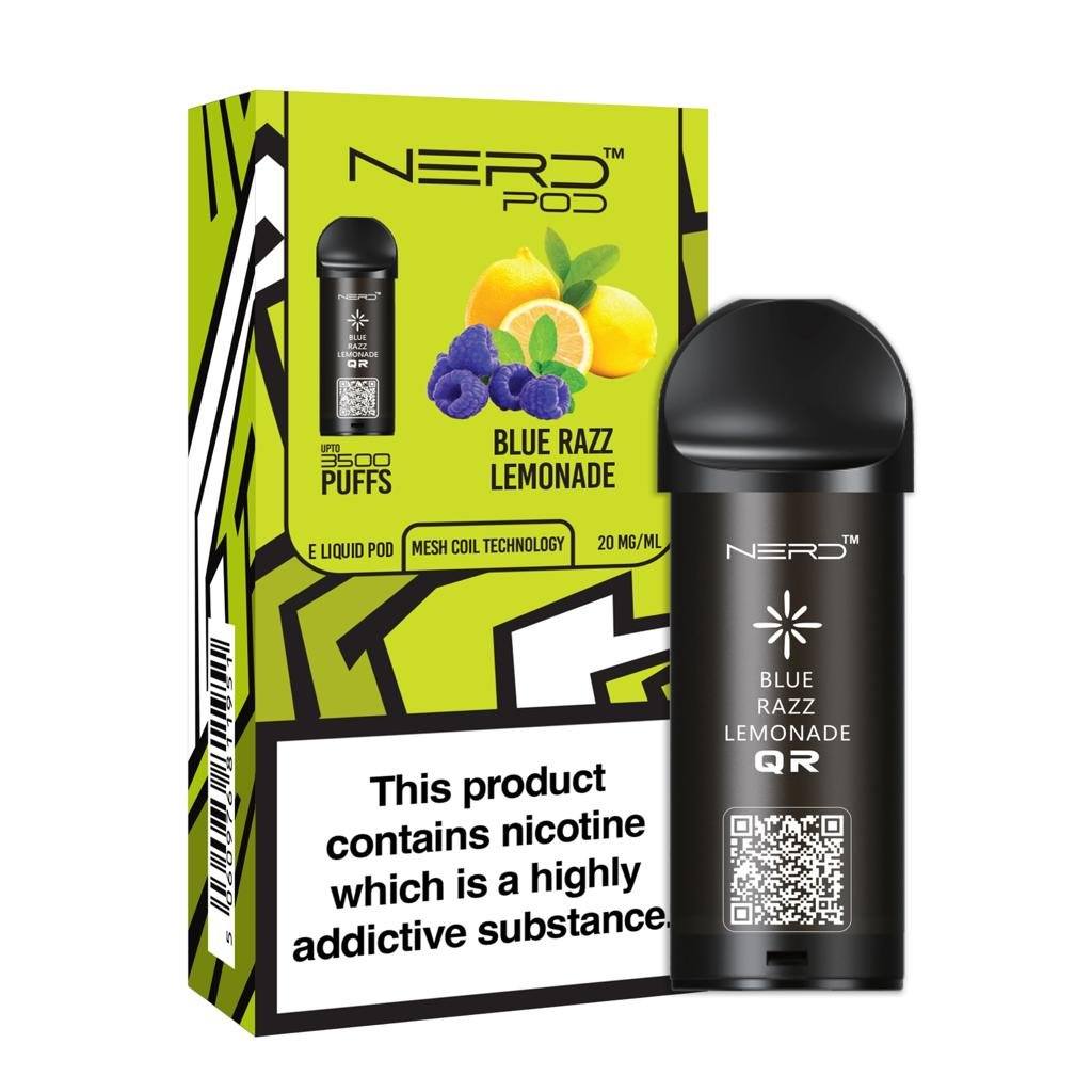 Nerd Pod Prefilled Pod Zero Nicotine (3500 Puffs) - Click & Vape