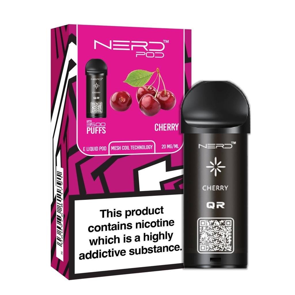 Nerd Pod Prefilled Pod Zero Nicotine (3500 Puffs) - Click & Vape