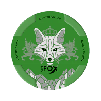 Peppered Mint Nicotine Pouches by White Fox 12mg - Click & Vape