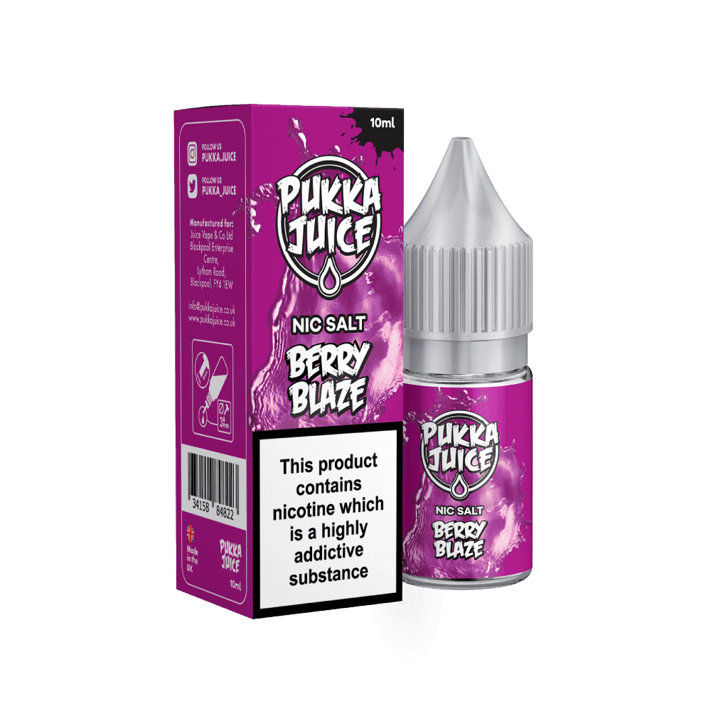 Pukka Juice Nic Salt - Berry Blaze - 10ml - Click & Vape
