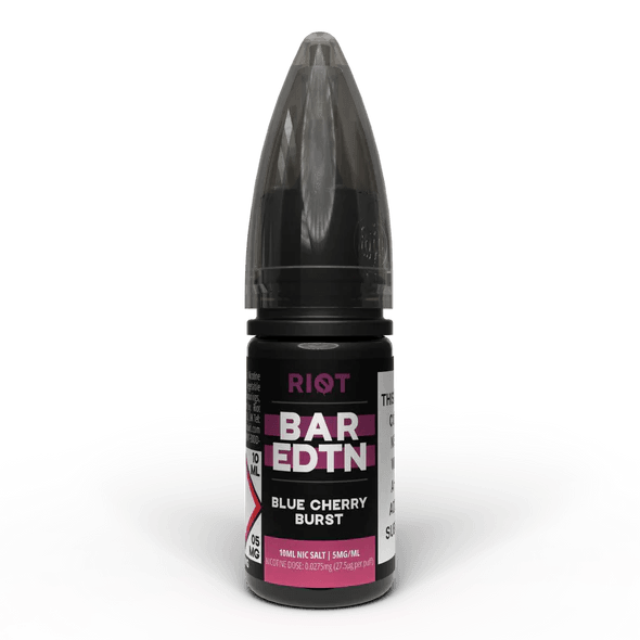 Riot BAR EDTN Blue Cherry Burst Nic Salt 10ml - Click & Vape