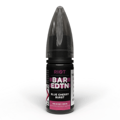 Riot BAR EDTN Blue Cherry Burst Nic Salt 10ml - Click & Vape