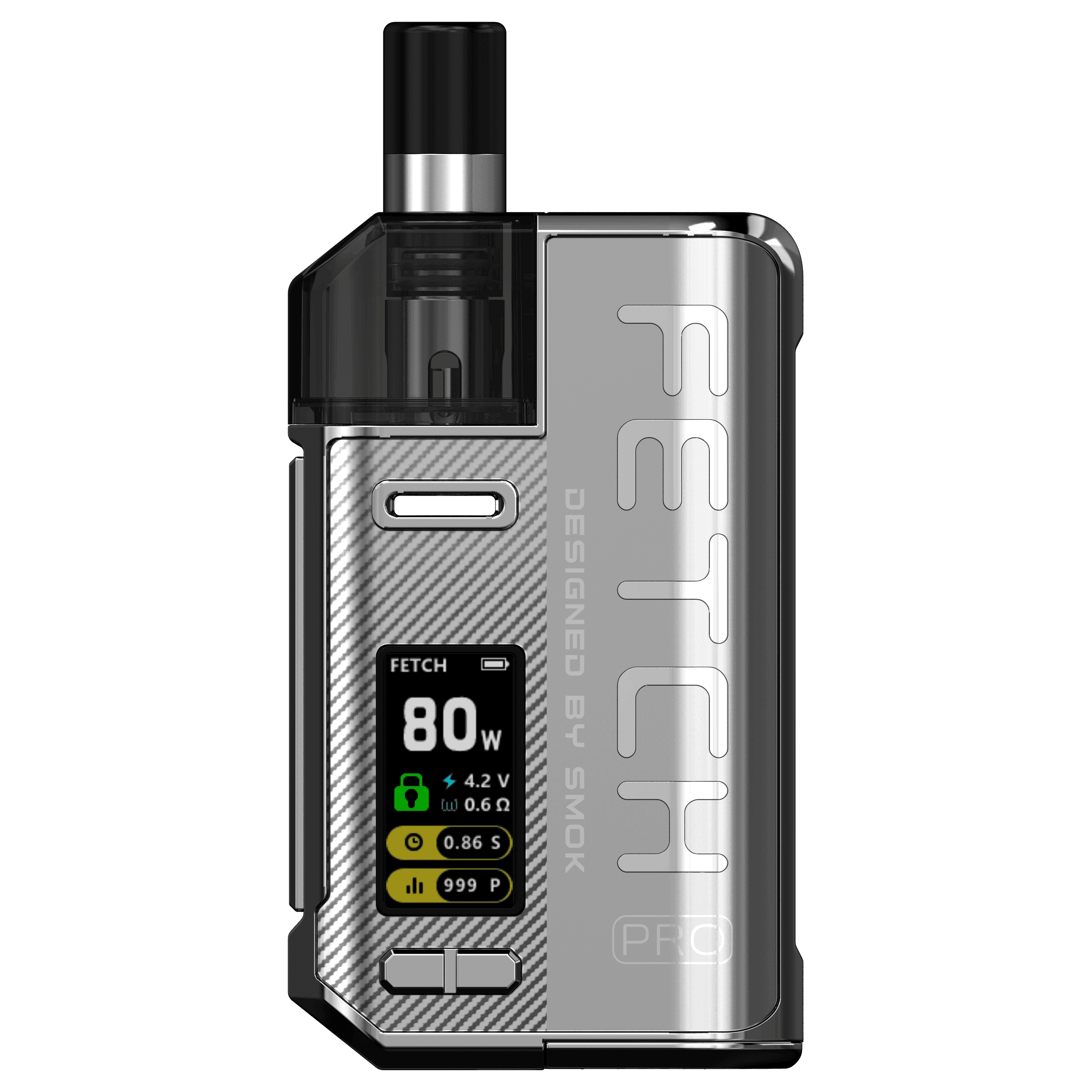 SMOK FETCH PRO 80W Pod System SILVER - Click & Vape