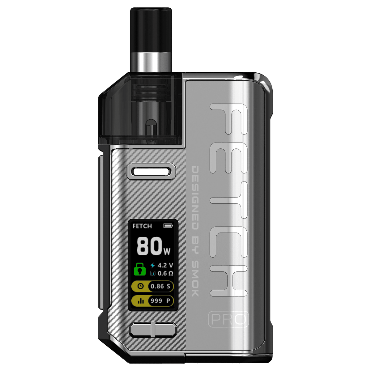 SMOK FETCH PRO 80W Pod System SILVER - Click & Vape