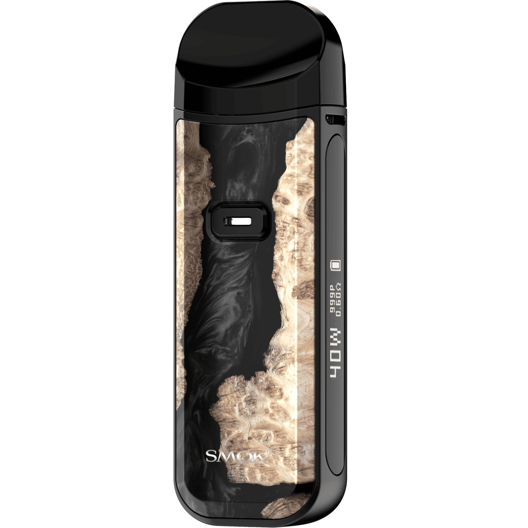 SMOK NORD 2 POD VAPE BLACK WOOD STABILIZING - Click & Vape