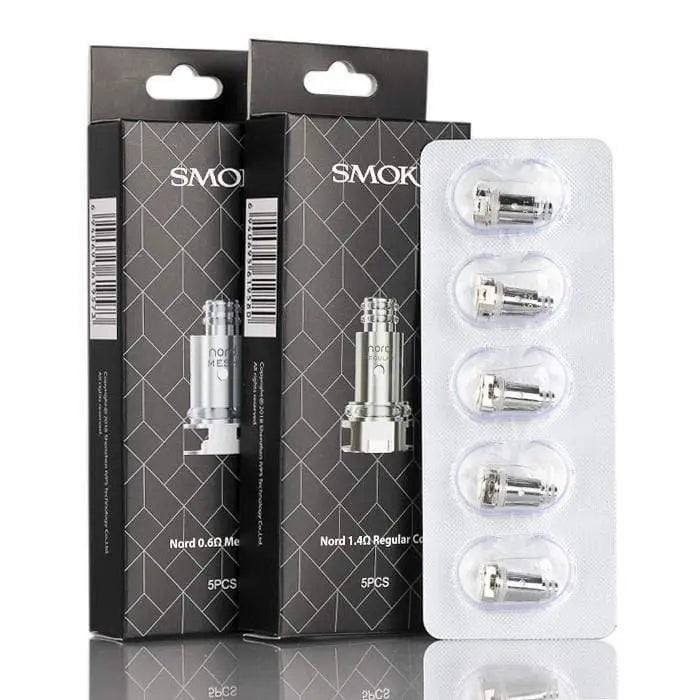 SMOK Nord Replacement Coils - Regular | Ceramic | Mesh | Mesh-MTL - Pack of 5 - Click & Vape