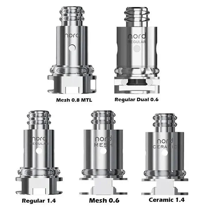 SMOK Nord Replacement Coils - Regular | Ceramic | Mesh | Mesh-MTL - Pack of 5 - Click & Vape