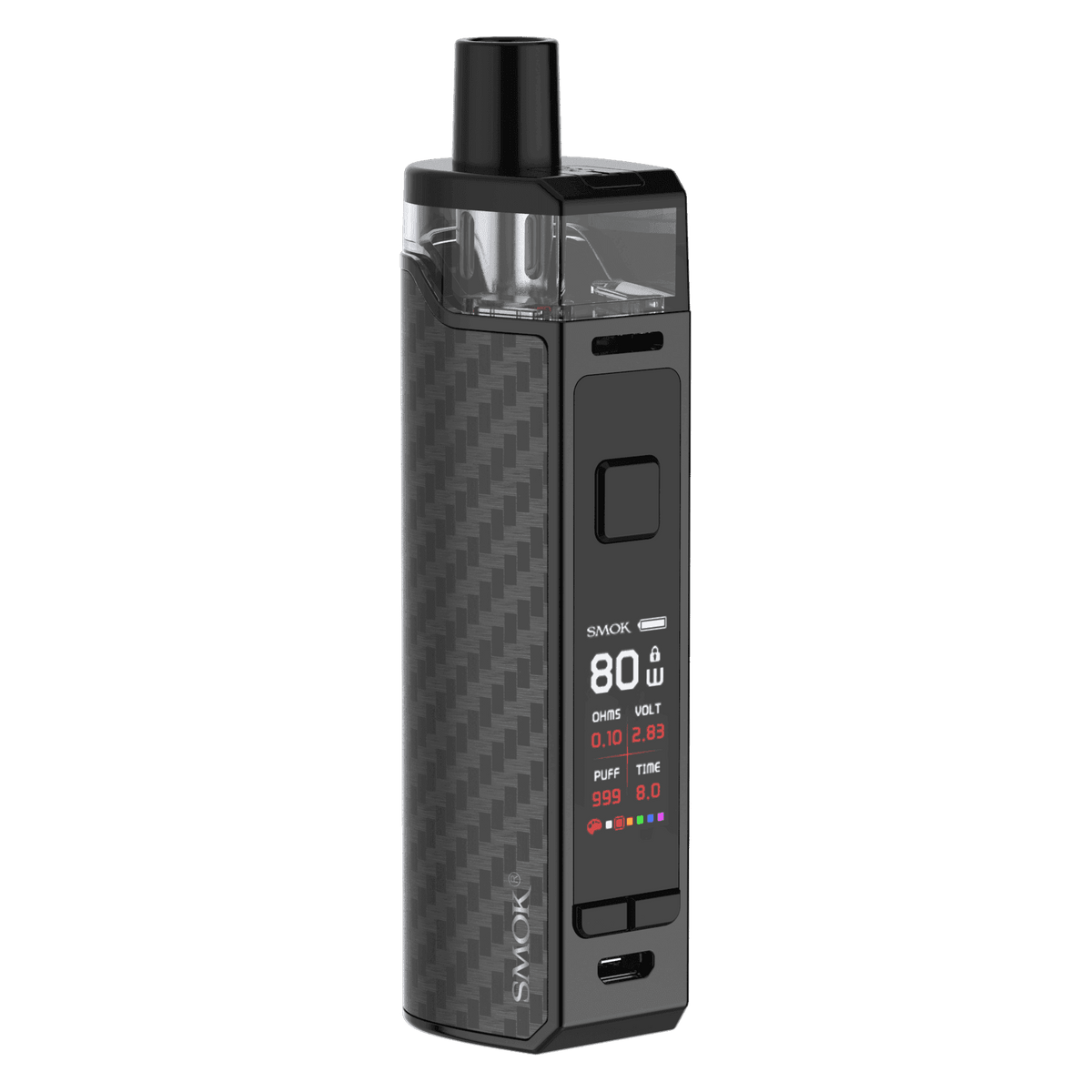 SMOK RPM80 POD BLACK CARBON FIBER - Click & Vape