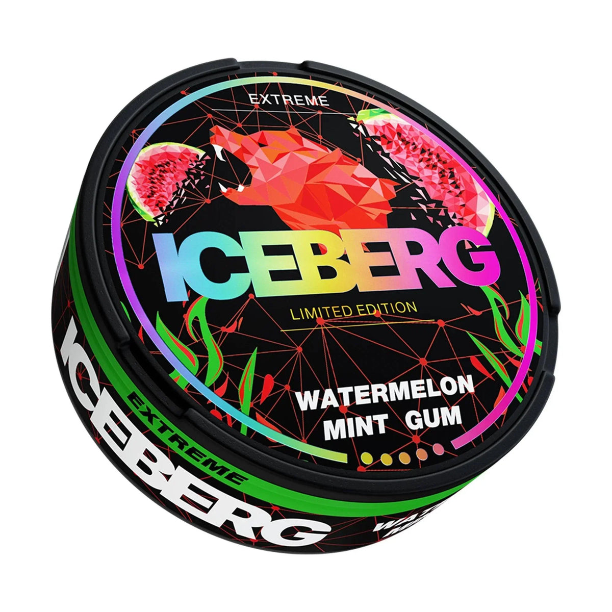 Watermelon Mint Gum Limited Edition Nicotine Pouch by Ice Berg 150mg/g - Click & Vape