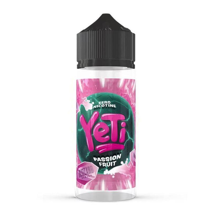YETI PASSION FRUIT BLIZZARD 0MG 100ML SHORTFILL - Click & Vape